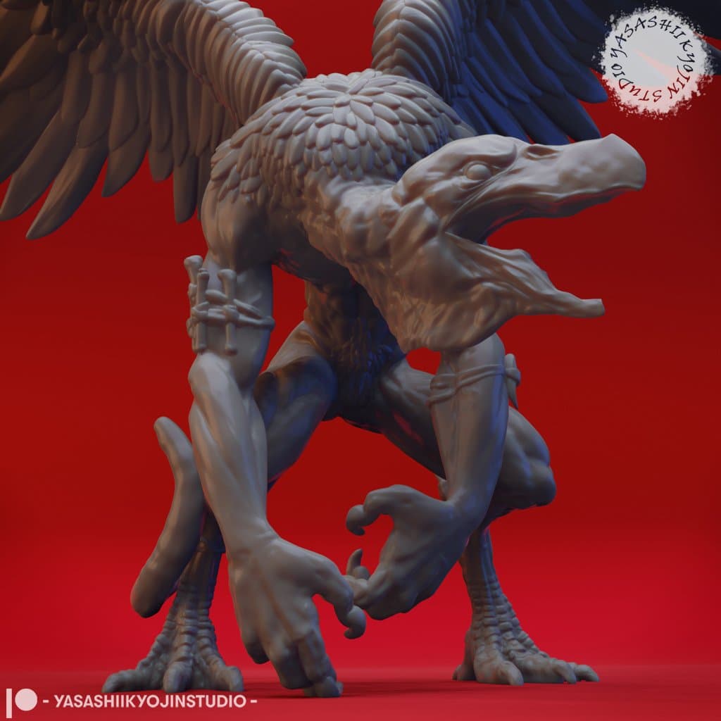Vrock - Tabletop Miniature 3d model