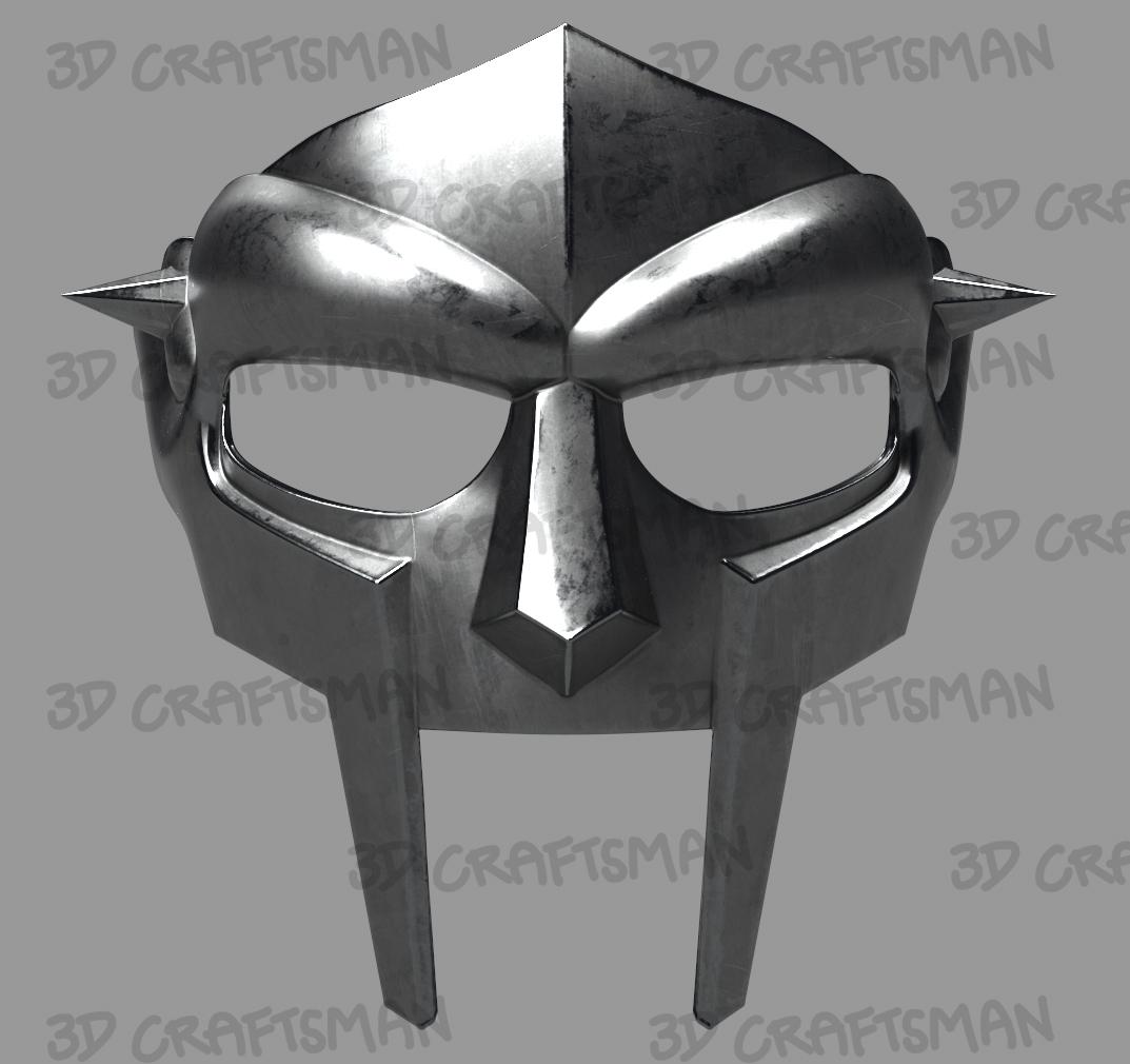 MF Doom mask 3d model