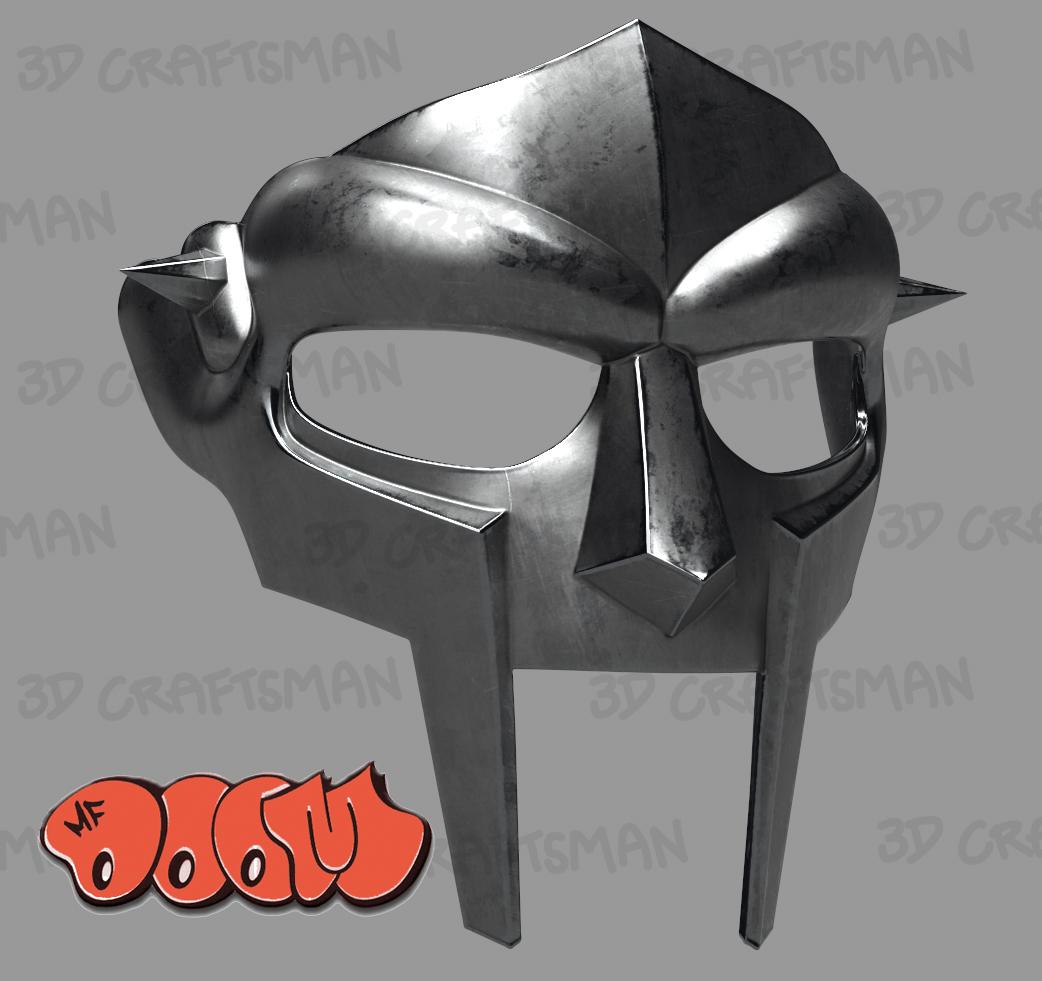 MF Doom mask 3d model