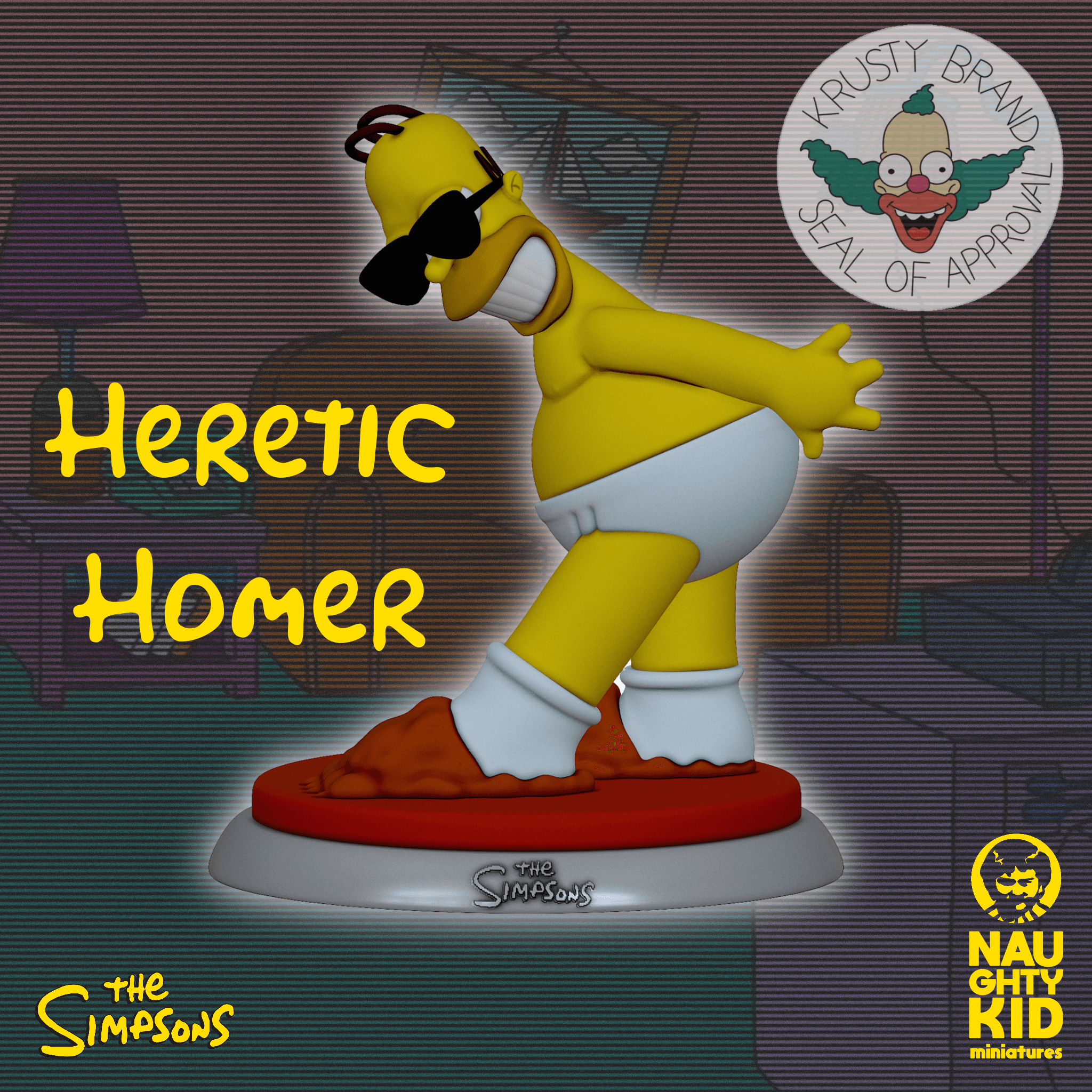 Homer the heretic 3d model