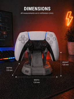 Sci-Fi Gaming Controller Stand / Desk Holder 3d model