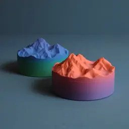 Box “Montagne” 3d model