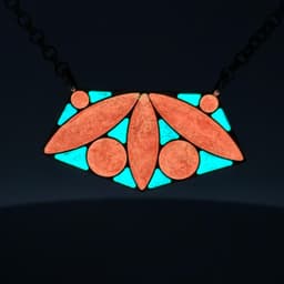 Pomegranate Enamel Pendant Base 3d model