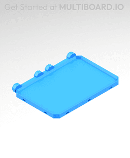 6x4 MU - Simple Bolt-Locked Shelf 3d model