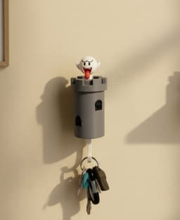 KEY HANGER KING BOO KEYCHAIN 3d model