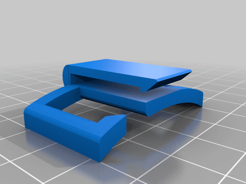 Backpack verticle clip 3d model