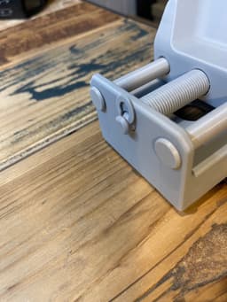 Clamp-On Vise - Fully 3D Printable 3d model