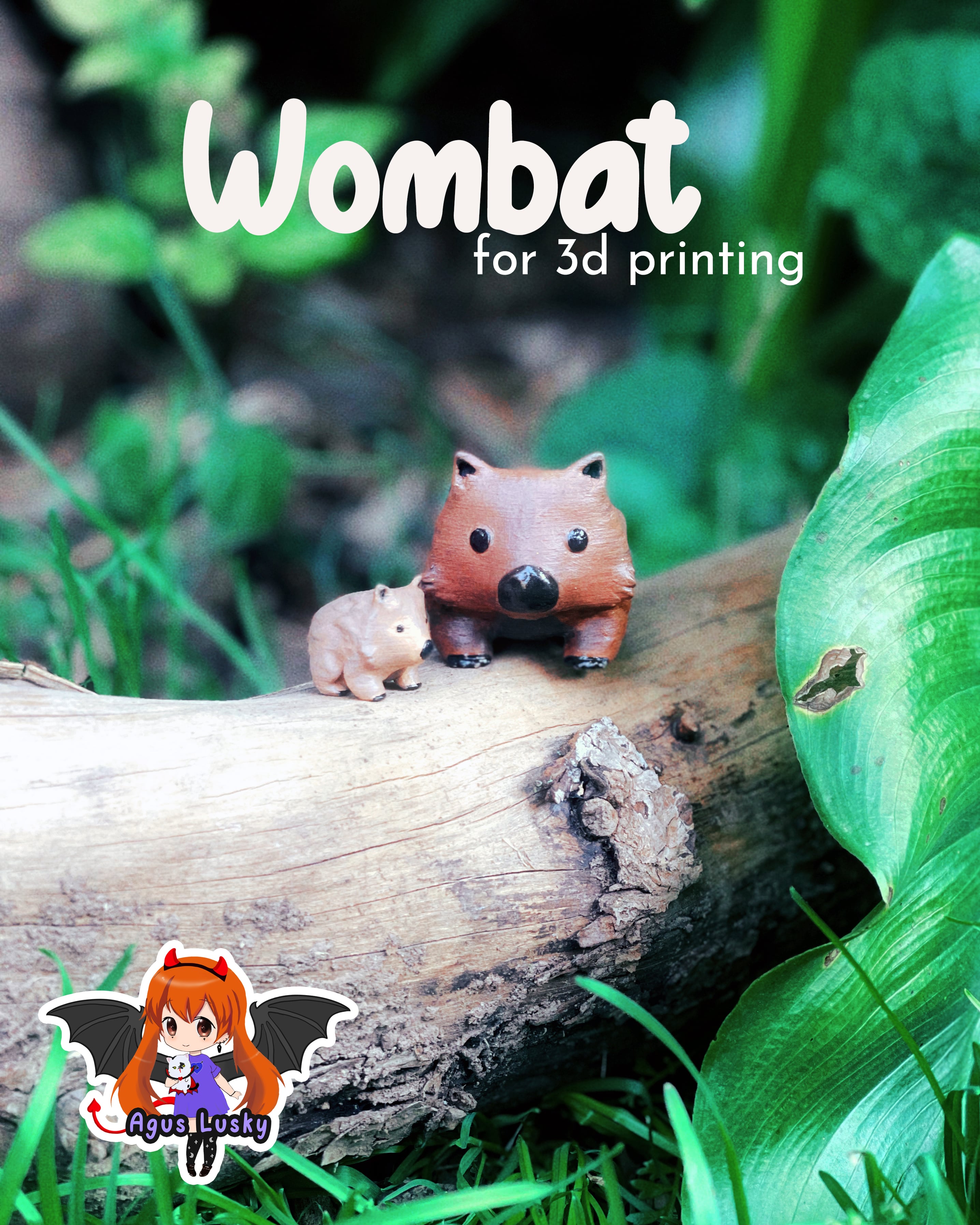 Baby Wombat 3d model
