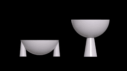 The Monolith Duo — Architectural Bowls 3d model