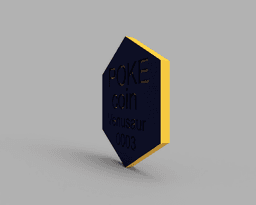 Venusaur Pokemon PokeCoin 3MF 3d model
