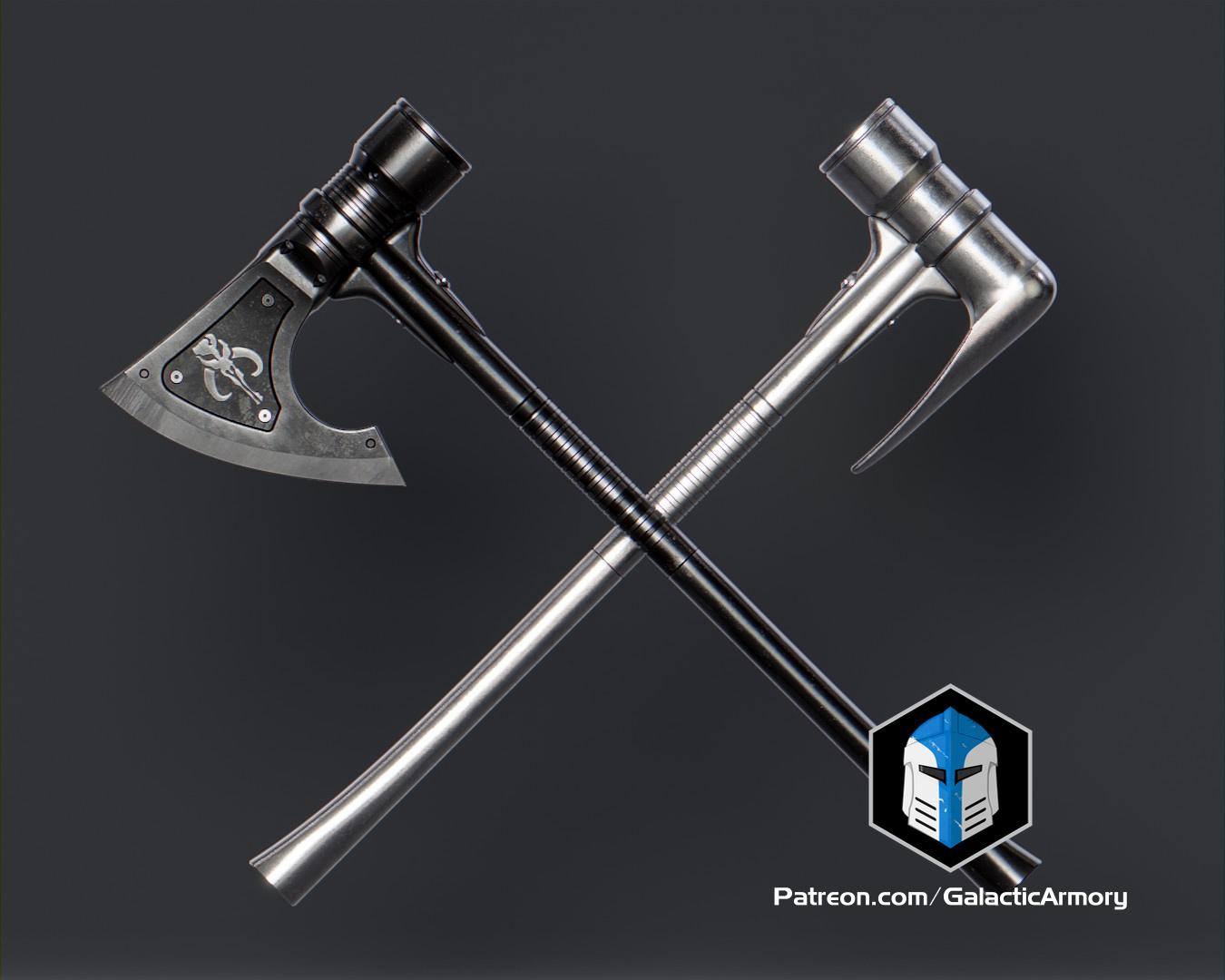 Mandalorian Melee Weapons  3d model