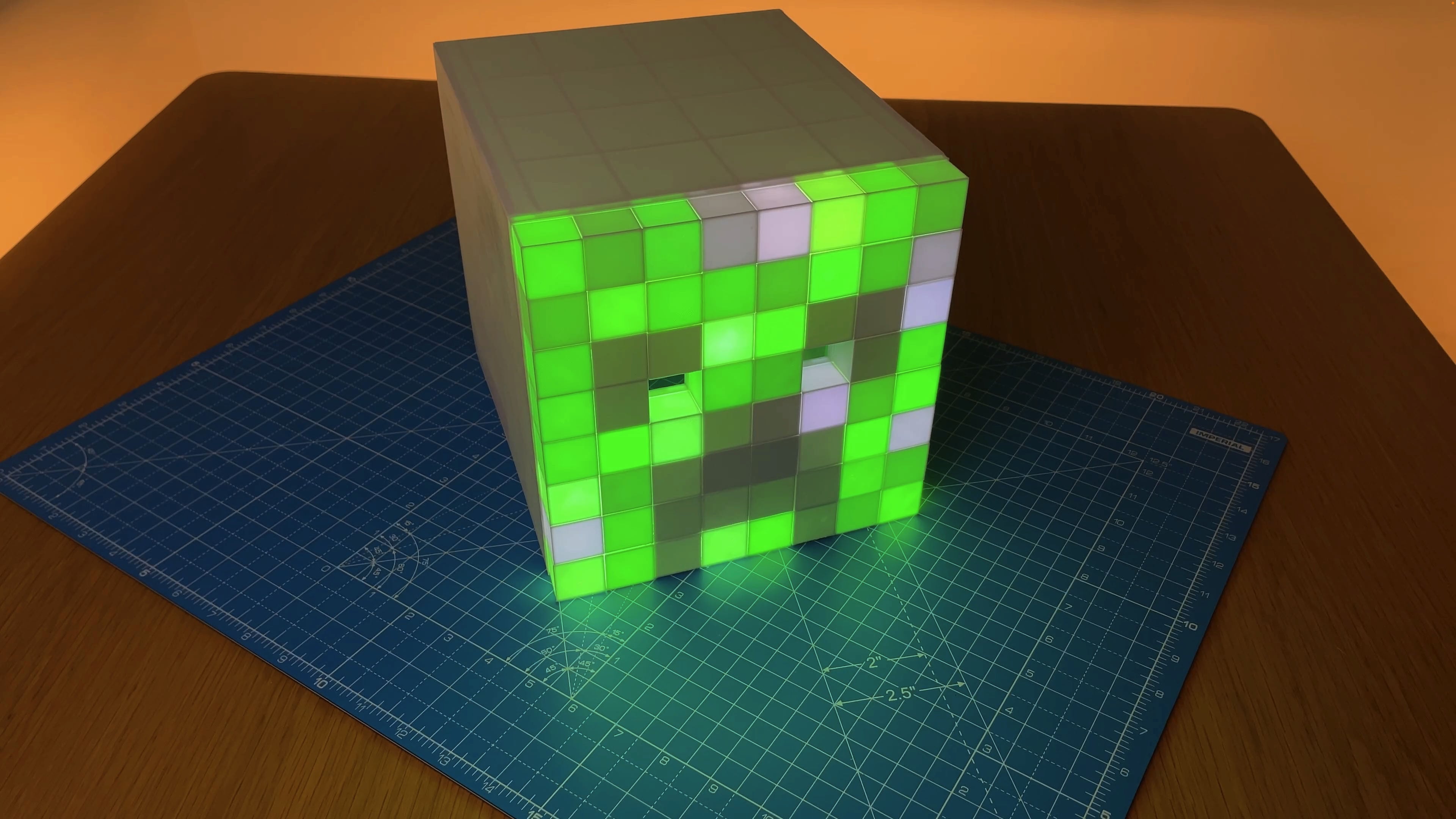 Minecraft mask for Halloween 3d model