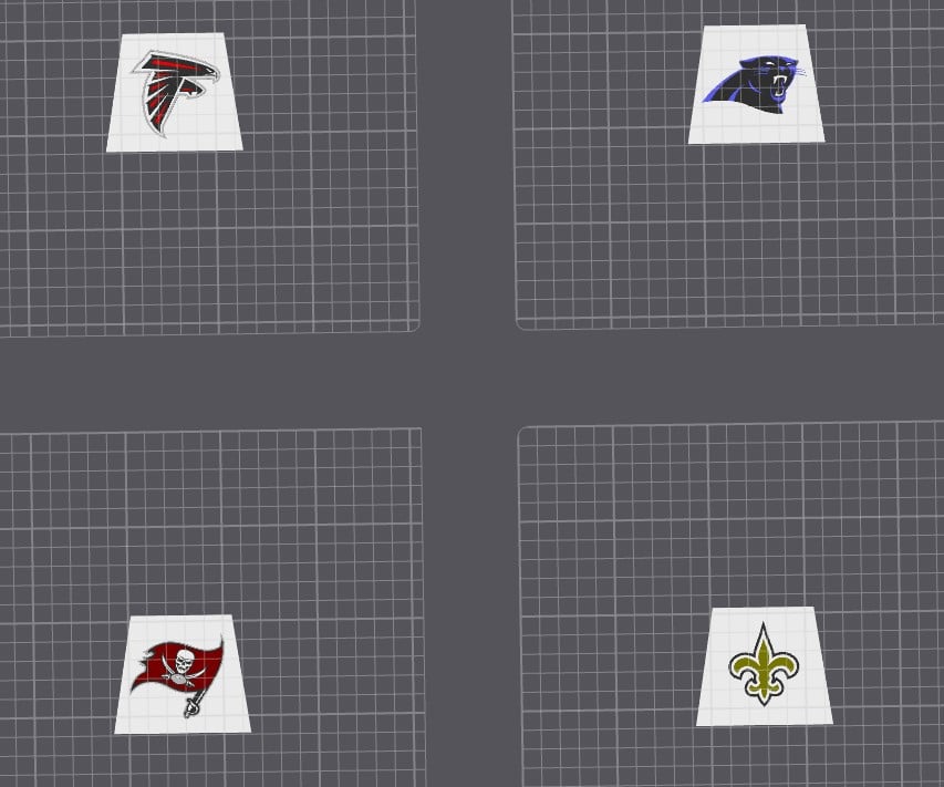 NFC South Torso Inserts.3mf 3d model