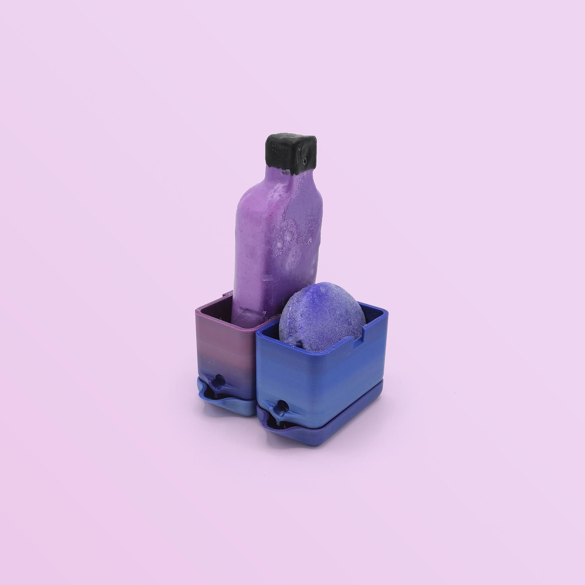 Modular shower soap dish 3d model