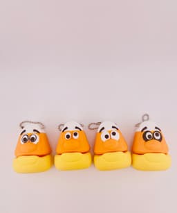 Candy Corn Mini Flexi & Key Chain Set 3d model