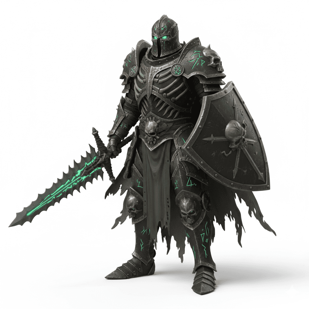 Crypt Blade Dark Knight Warrior 3d model