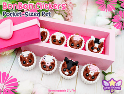 BonBon Animal Chocolate Clicker Collab 3d model