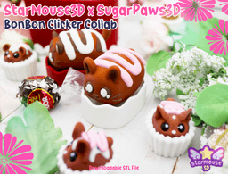 BonBon Animal Chocolate Clicker Collab 3d model
