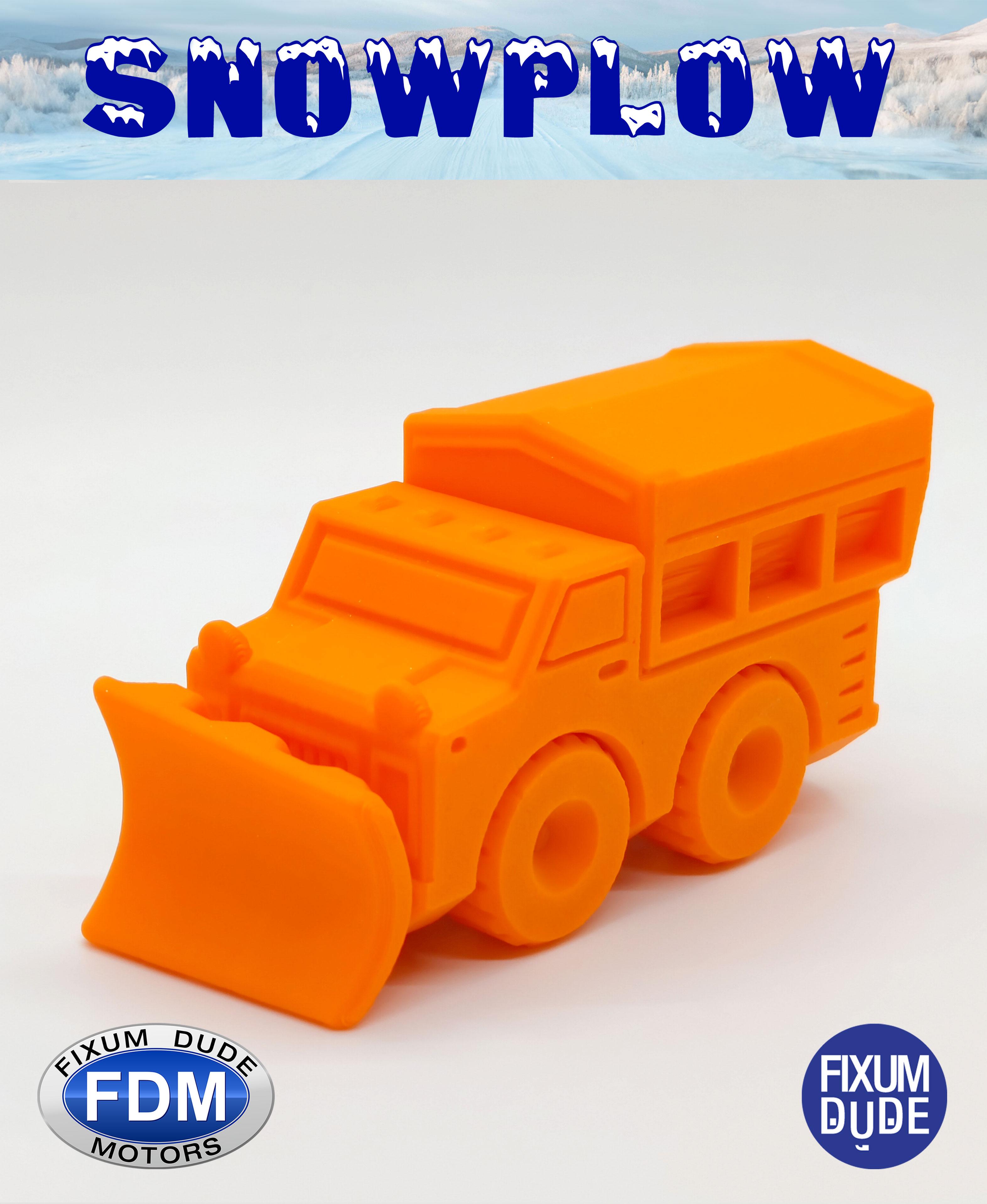  Fixum Dude Motors PiP Snowplow 3d model