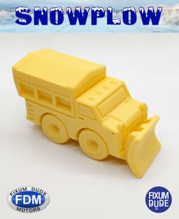 Fixum Dude Motors PiP Snowplow 3d model