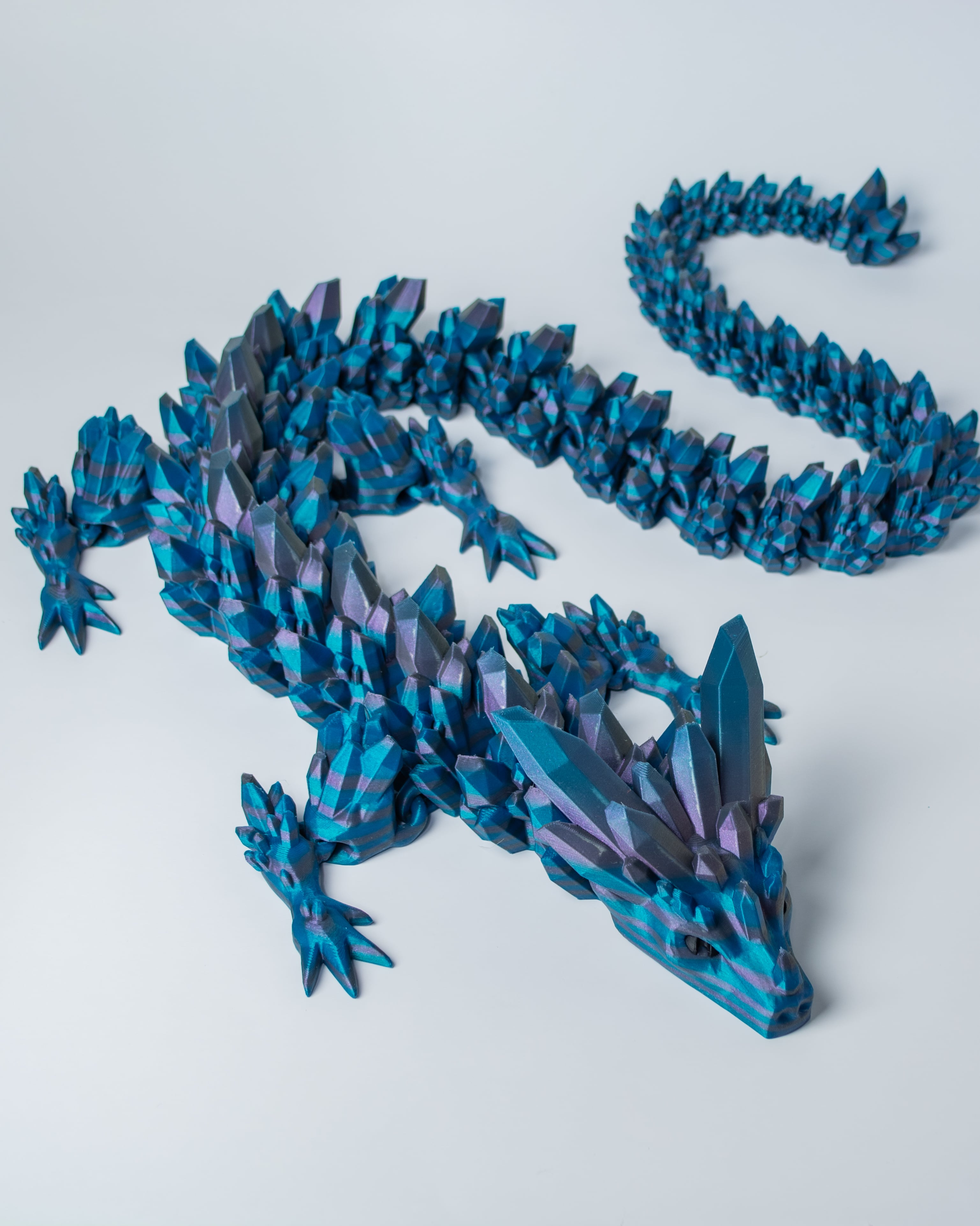 Crystal Dragon - Articulated Dragon 3d model