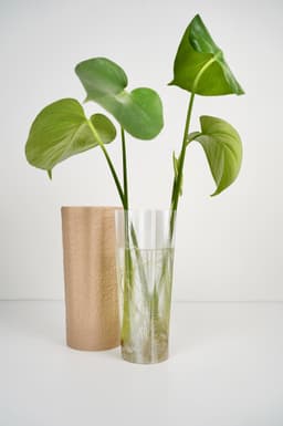 CLAYTIS Vase – Minimalist Textured 3D Printable Vase I Modern Wavy Decor Vase 3d model