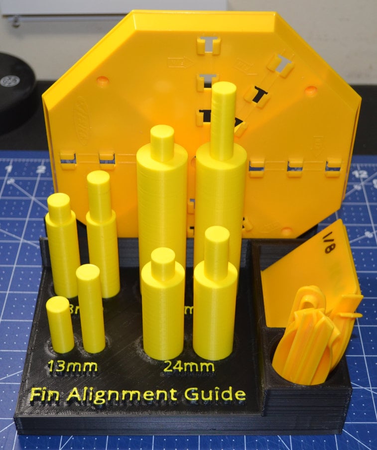 Holder for Estes Fin Alignment Guide 3d model