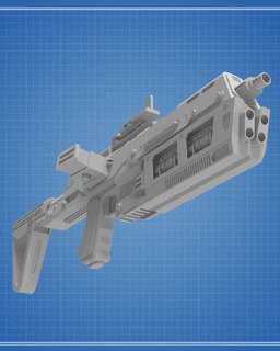 Sith Troopers' W48 Blaster - Battlefront 2 3d model