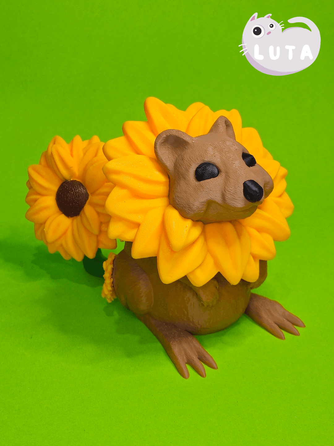 Sunflower Quokka 3d model