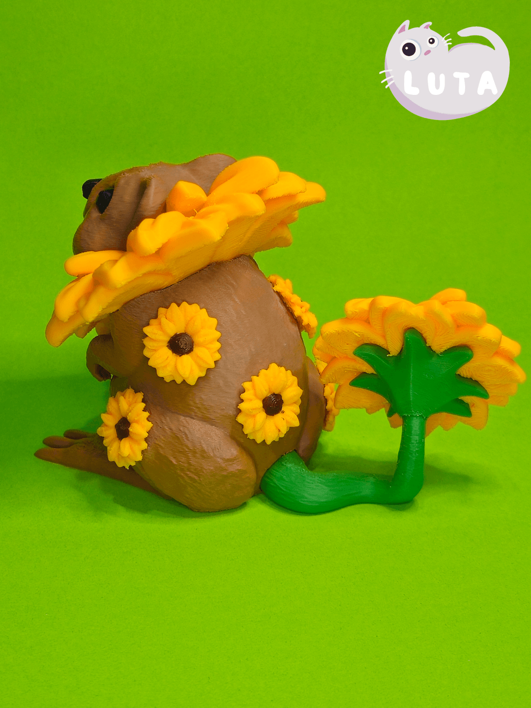 Sunflower Quokka 3d model