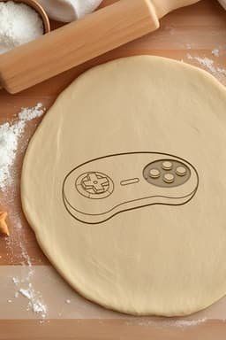 Sega Consol Cookie Cutter, Biscuit Cutter 3d model