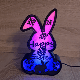 BUNNY RABBIT LED LAMP 3d model