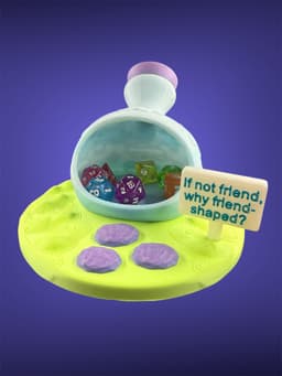 Dice Bottle Owlbear Home - Dice Tower - Trinket Tray 3d model