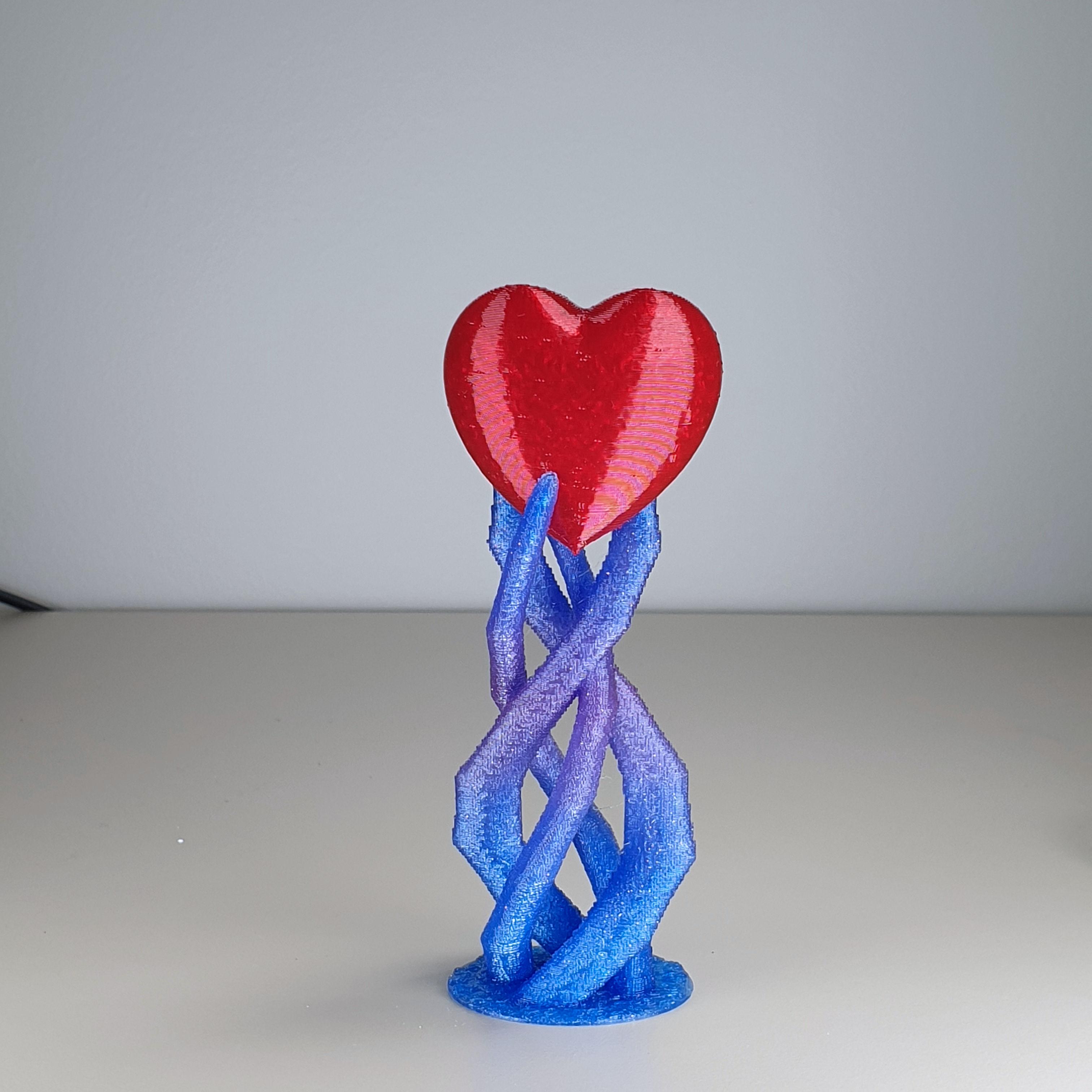 Valentine Heart Ornament 3d model