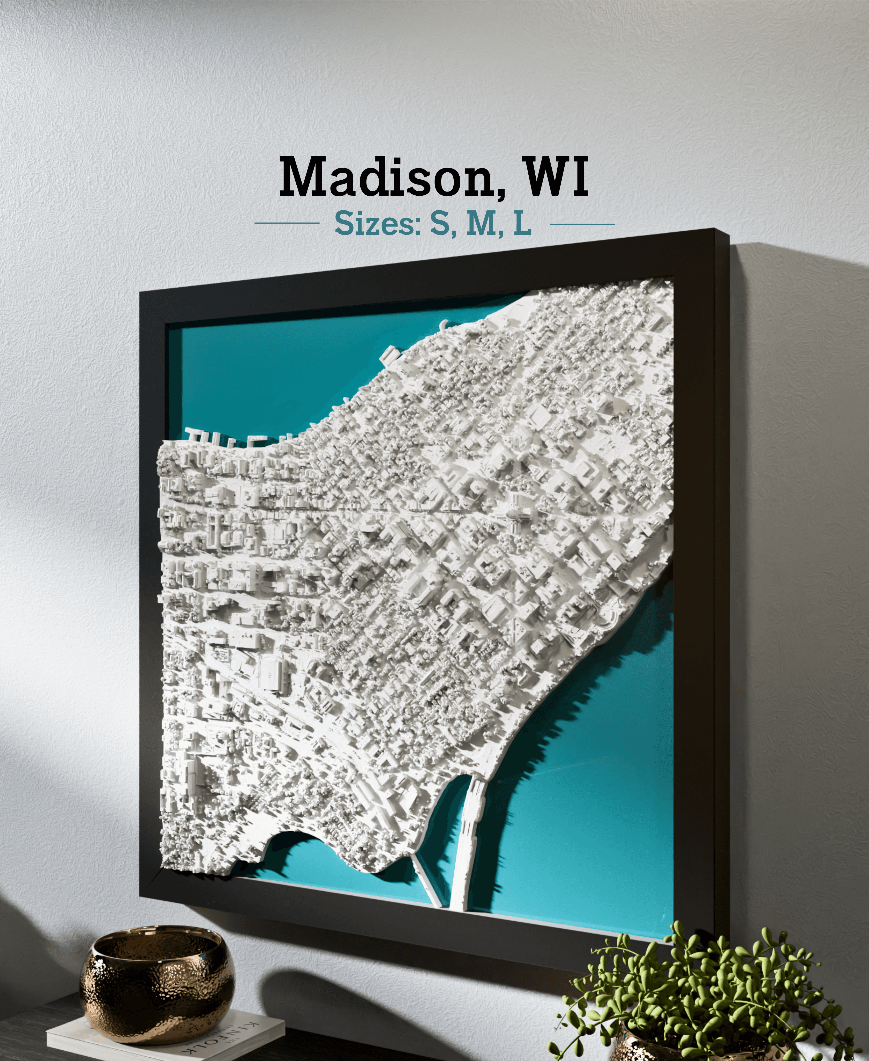 Madison, WI - S, M, L, & XL 3d model
