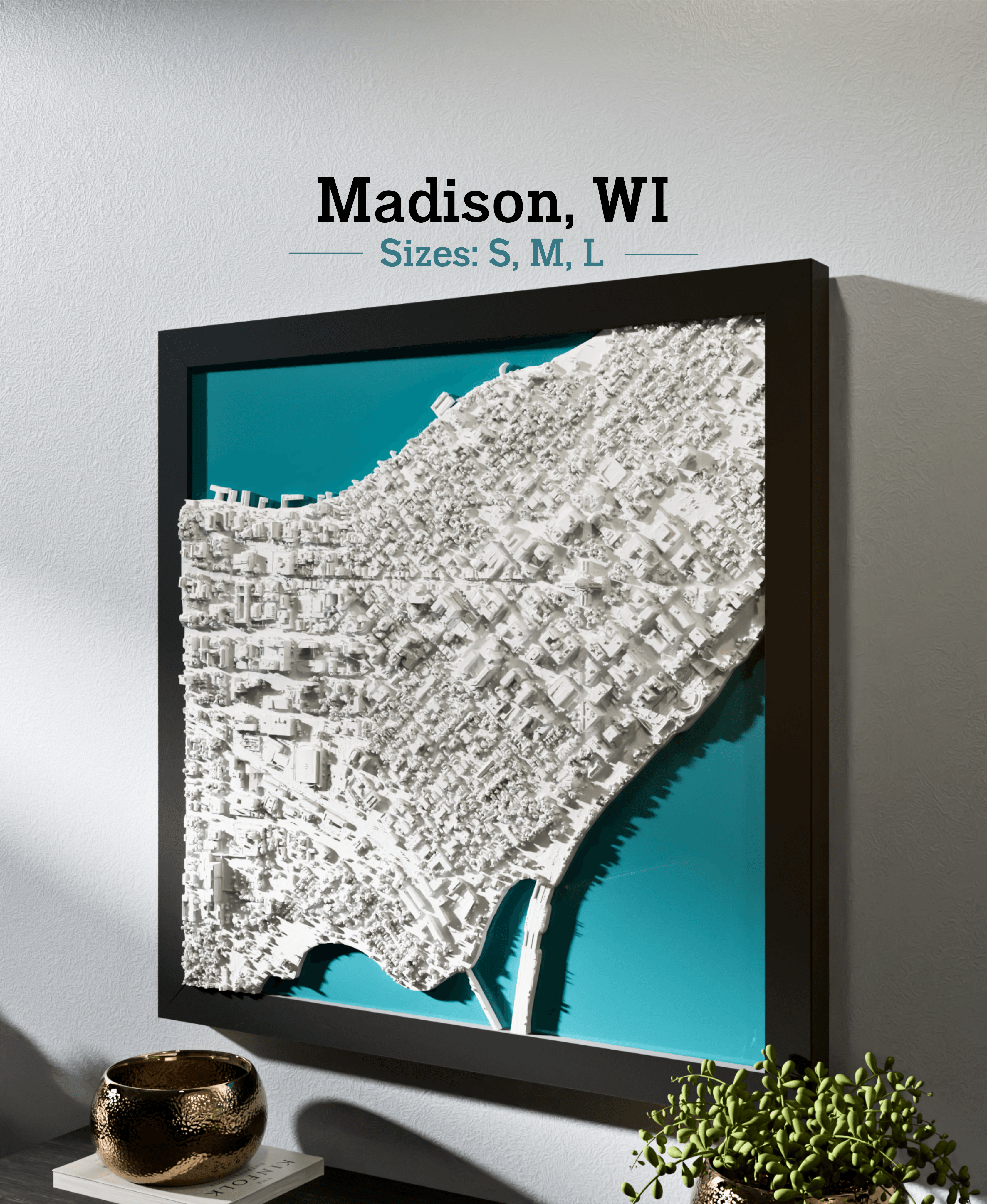 Madison, WI - S, M, L, & XL 3d model