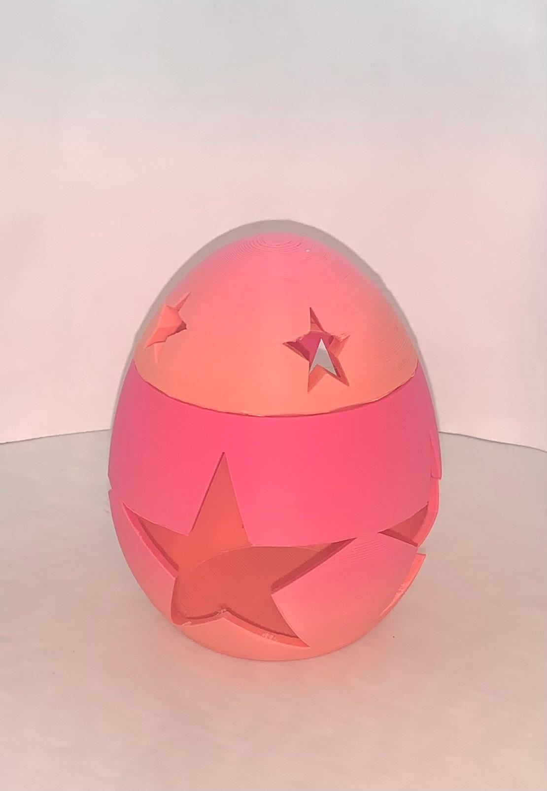 Star Egg for Tea Lights 3d model