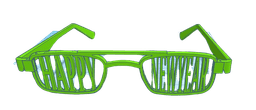 happy new year glasses.stl 3d model