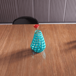 Voronoi Teardrop Decorative Vase 3d model