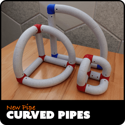 Printy Pipes - Construction Toy 3d model