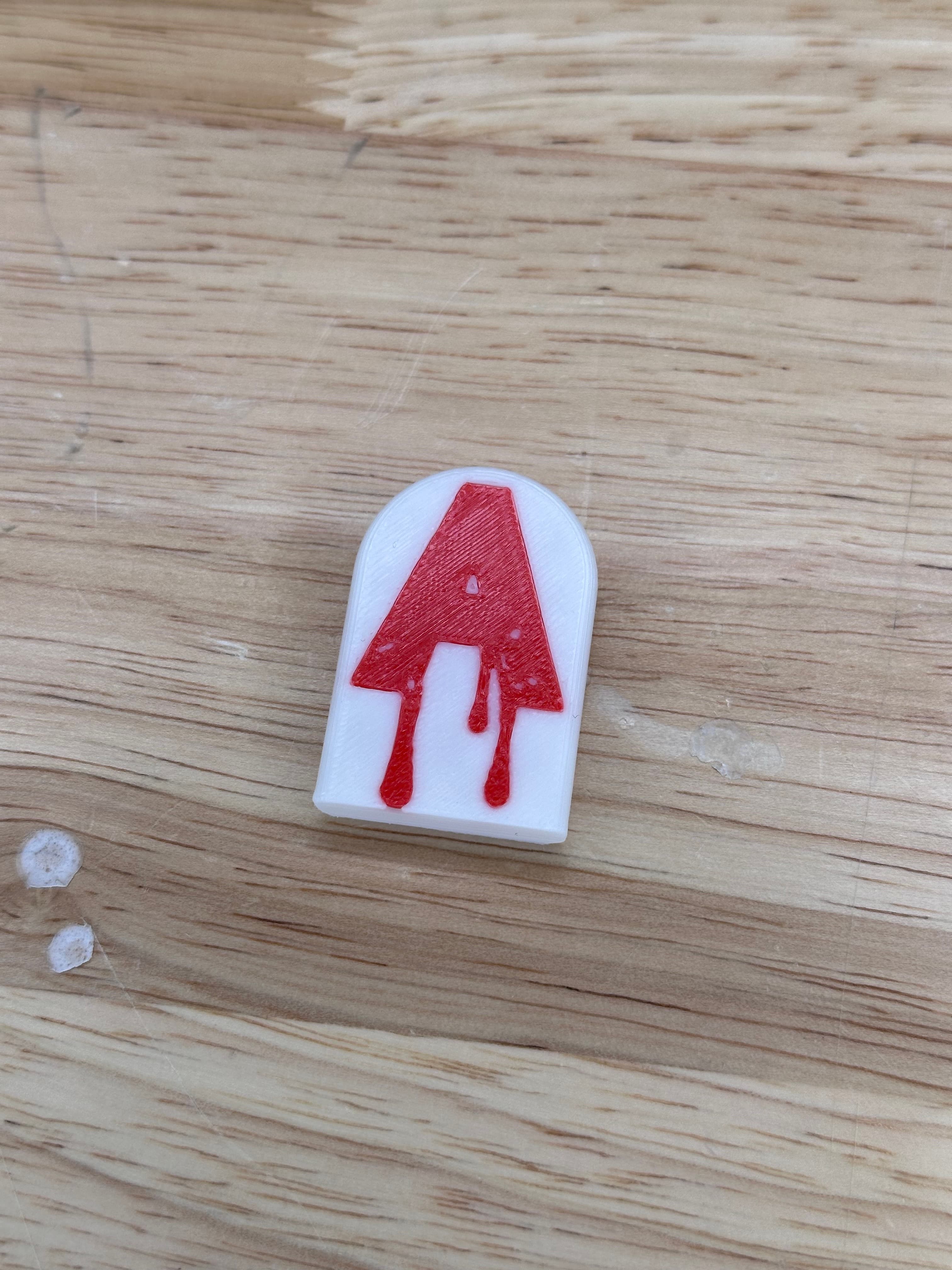 Ghoulishly Great: Multi-Color Halloween Headstone Fridge Magnets A 3d model