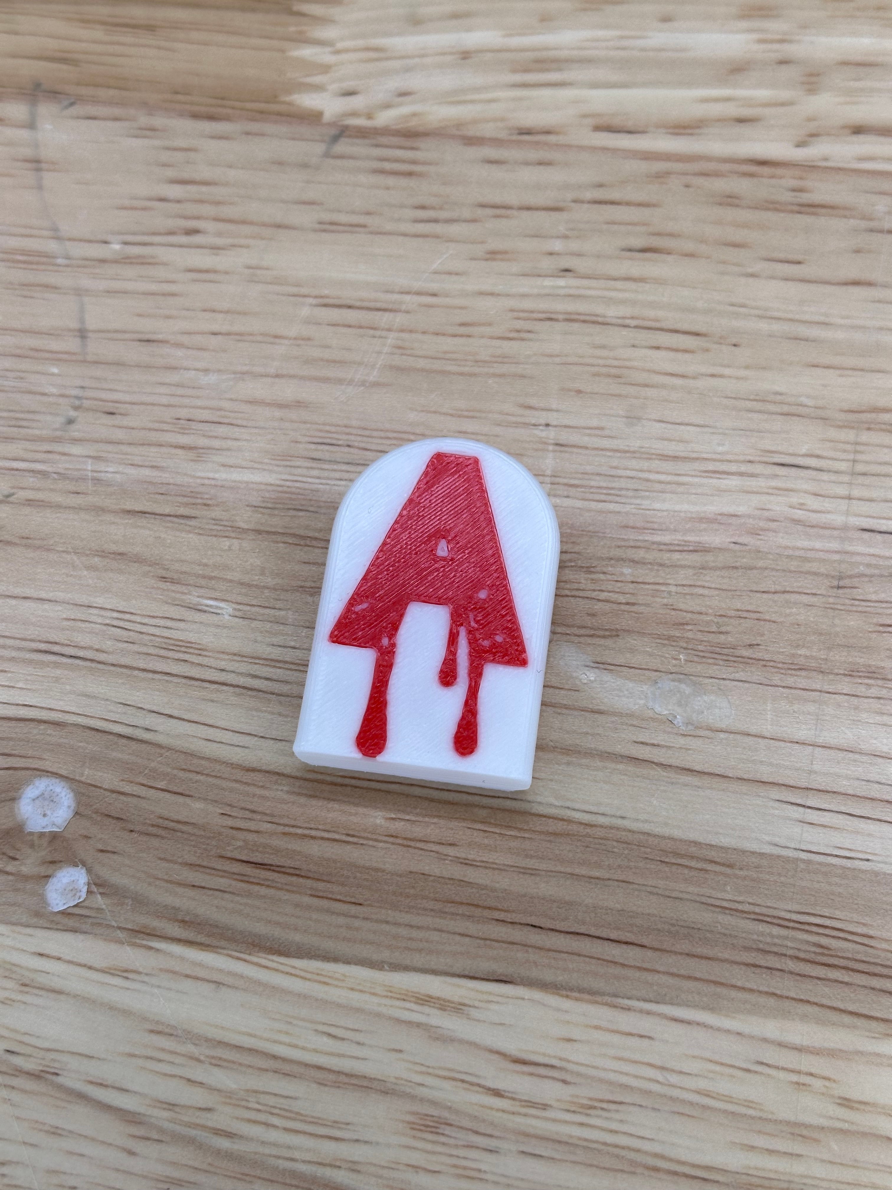 Ghoulishly Great: Multi-Color Halloween Headstone Fridge Magnets A 3d model