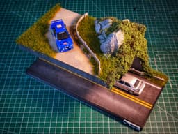 Tunnel and Mountain Diorama V2 for Hot Wheels and 1:64 Diecast Cars & Figure 3d model