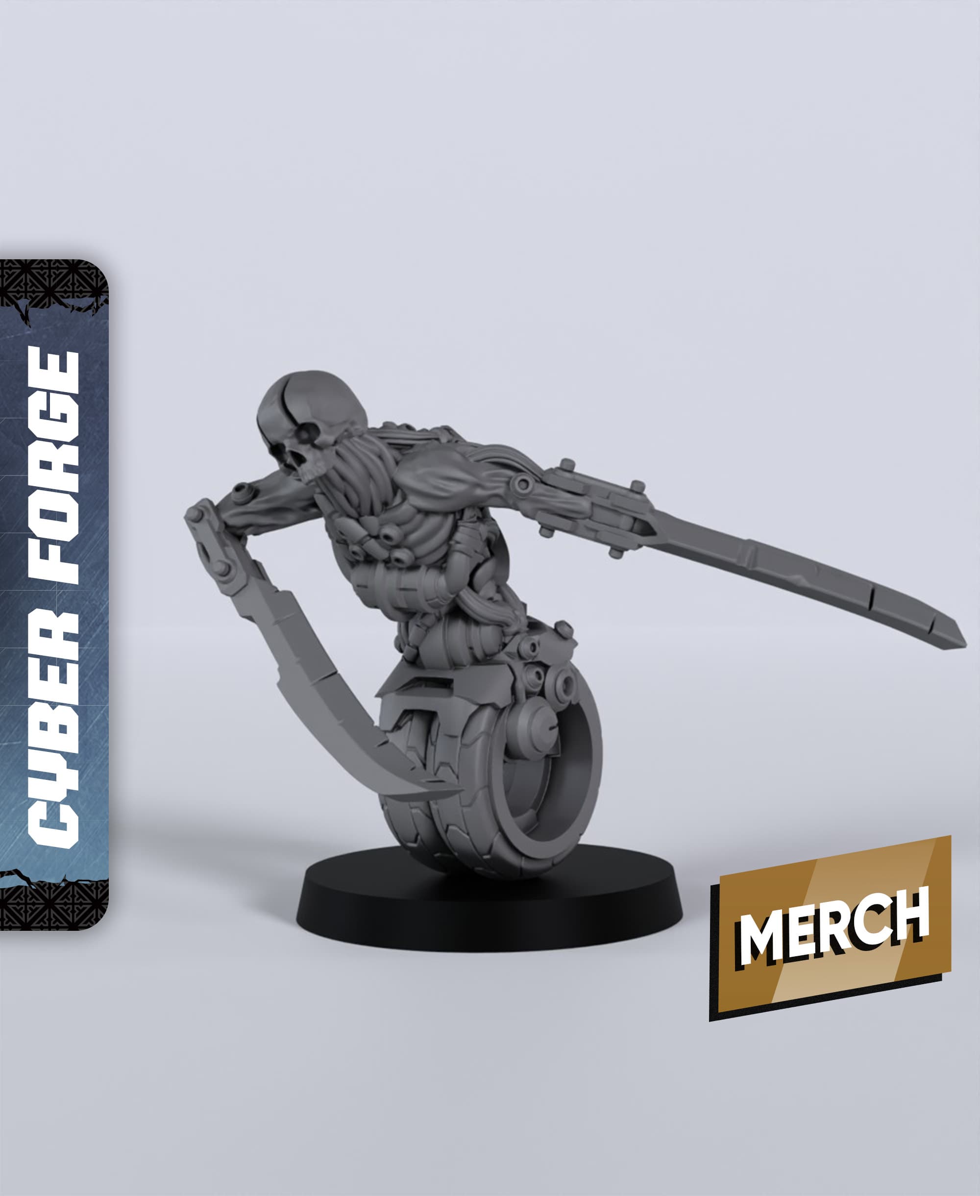 Zygoma Slasher - With Free Cyberpunk - Sci-Fi Gift Ideas for RPG and Wargamers 3d model