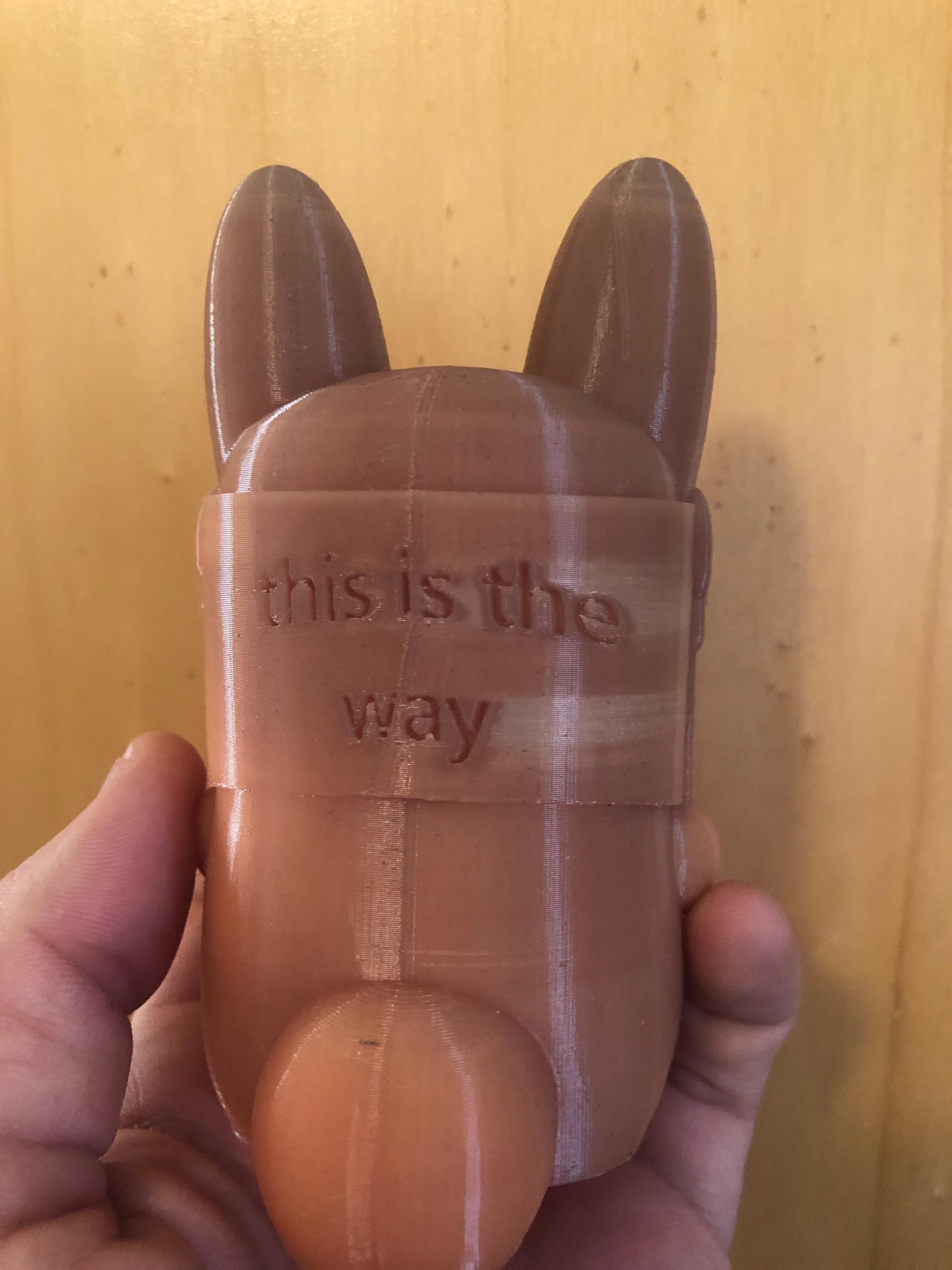 Mandalorian Easter Bunny 3d model