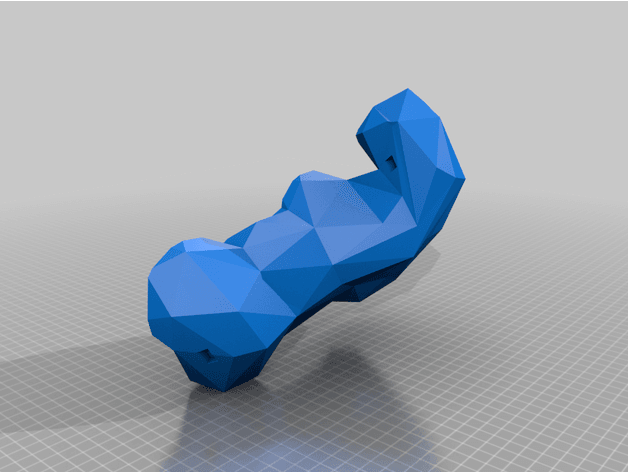 Red bull sculpture 3d model