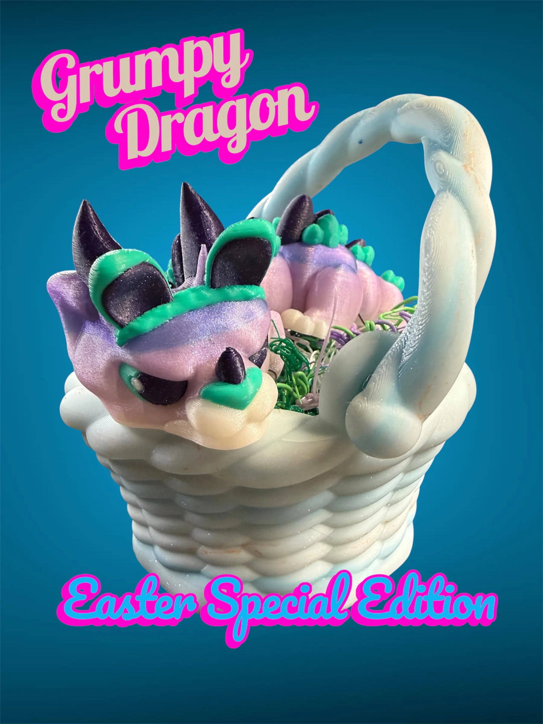 Special Edition Easter Grumpy Dragon 3d model