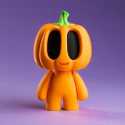Blob Pumpkins - Mini Modular Articulated Art Toy 3d model