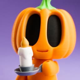 Blob Pumpkins - Mini Modular Articulated Art Toy 3d model