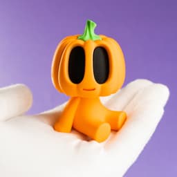 Blob Pumpkins - Mini Modular Articulated Art Toy 3d model
